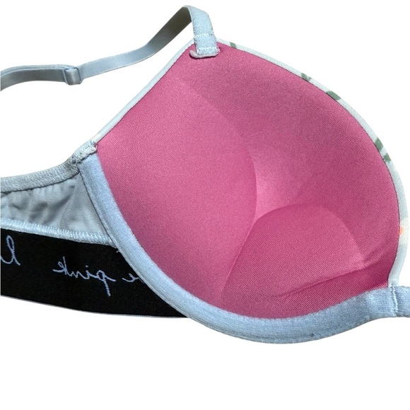 Victoria’s Secret PINK Women’s 32B Gray Padded Underwire Push-Up Bra - Picture 7 of 10